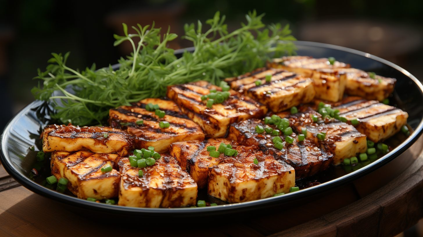 Gegrillter Tofu