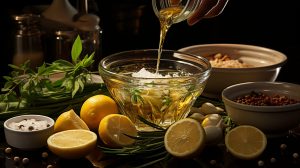 Low Carb Marinade Olivenöl und Knoblauch